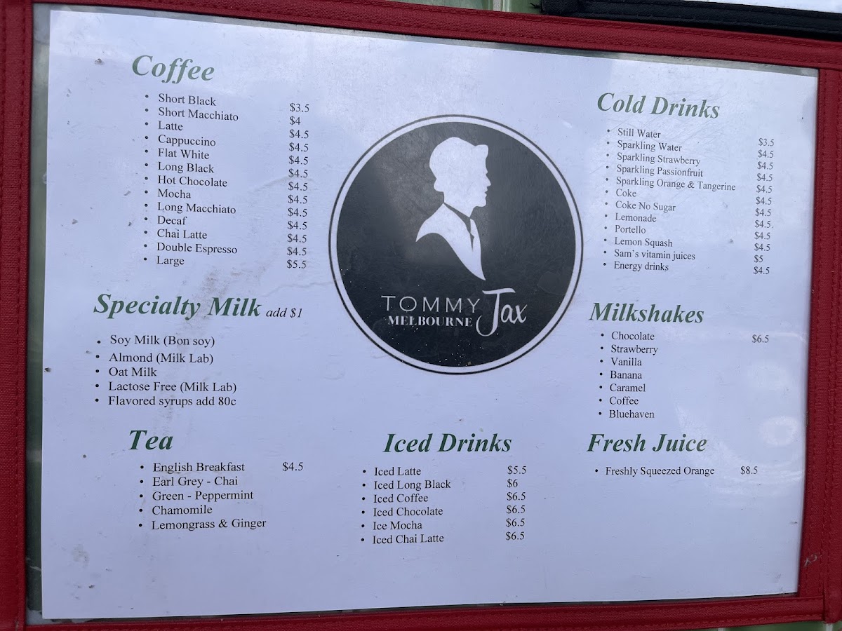 Menu Tommy Jax-2